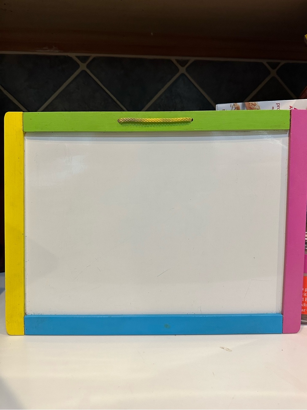 VTG BLACKBOARD WHITEBOARD CHALKBOARD SCHOOL HOMEWORK PLAY DRAW DRY ERASE BOARD - Picture 7 of 7